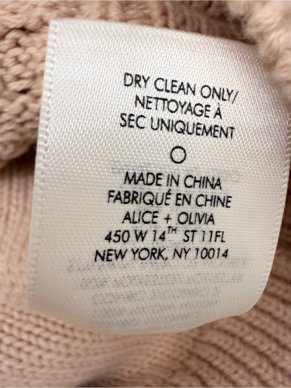 Alice + Olivia Enid Floral Embroidered Puff Sleeve Wool Blend Sweater Large - Picture 10 of 11